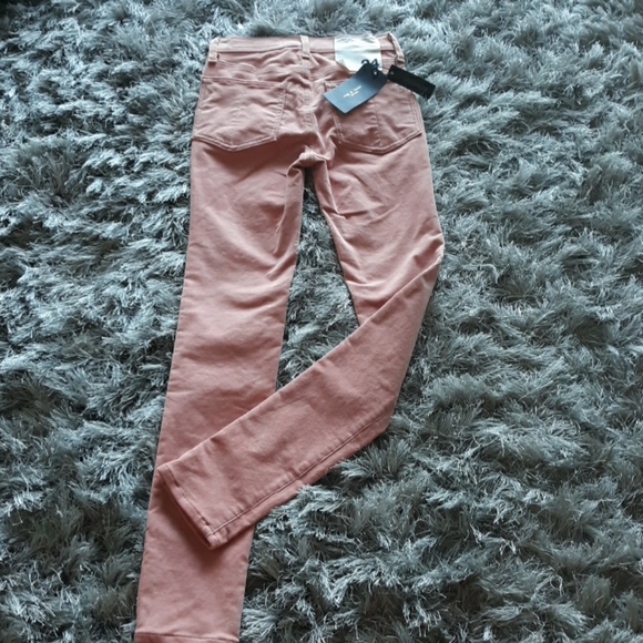 Rag & Bone high rise skinny pink corduroys 24 NWT - Picture 8 of 8